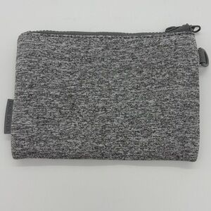 Dagne Dover Heather Gray Zippered Toiletry Bag/Pouch